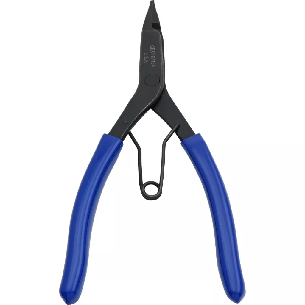 Pliers - Gray Tools Heavy Duty Snap Ring Pliers With Straight Tips, B115A