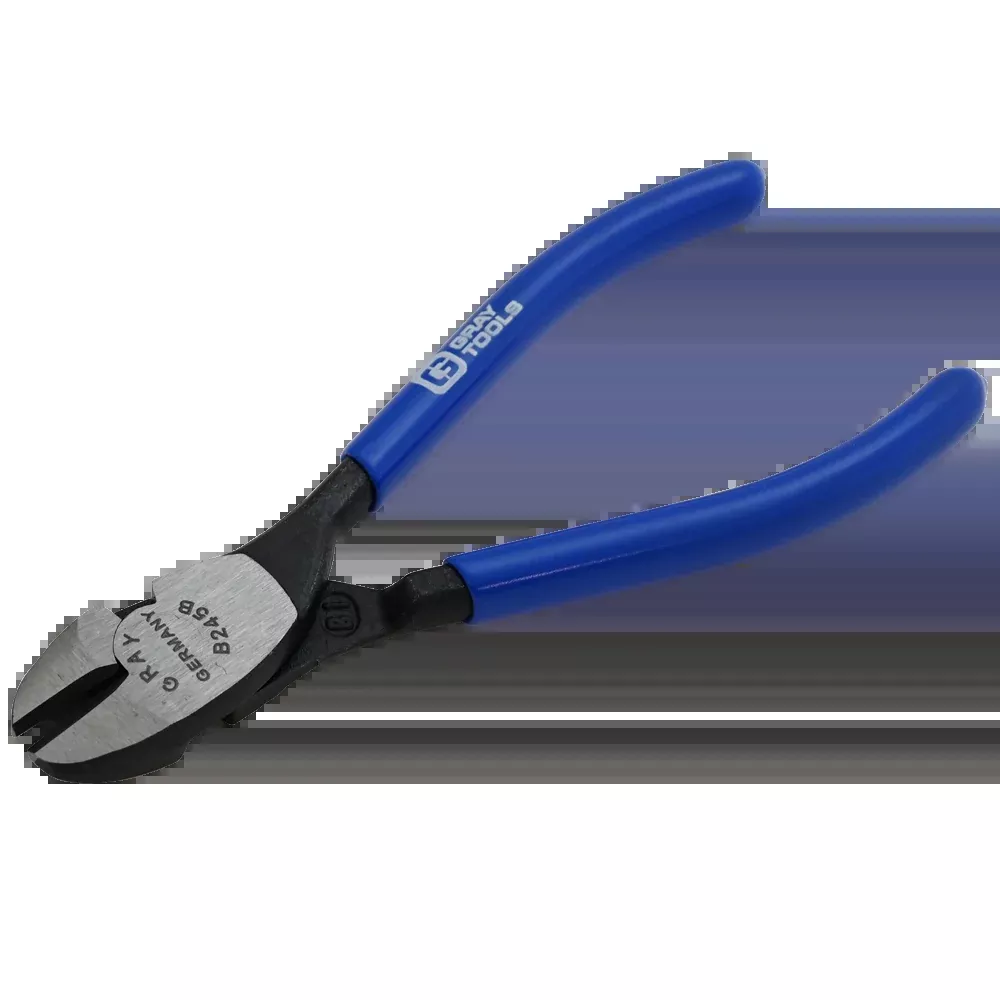 Pliers - Gray Tools Side Cutting Pliers With Vinyl Grips, Various Sizes