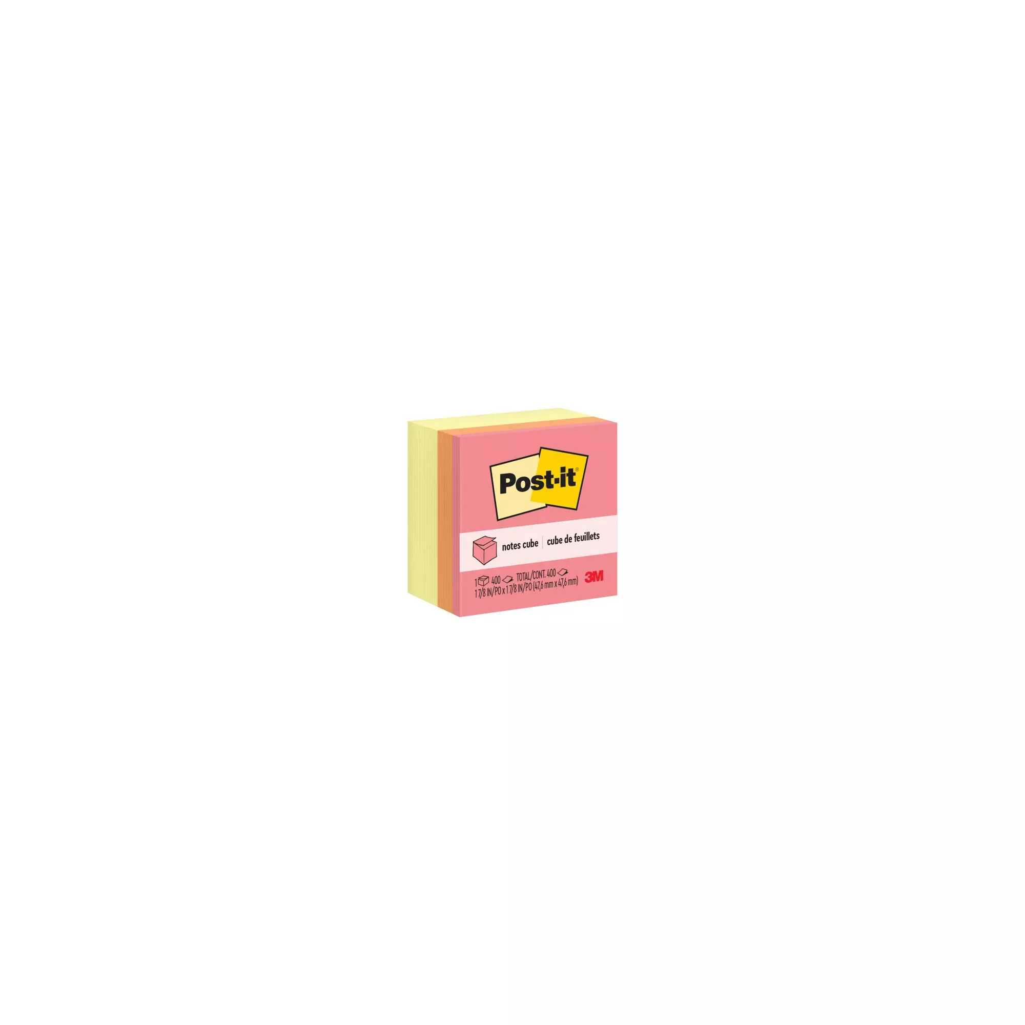 Post-it Notes Cube 2051-EBO-R 2 in x 2 in