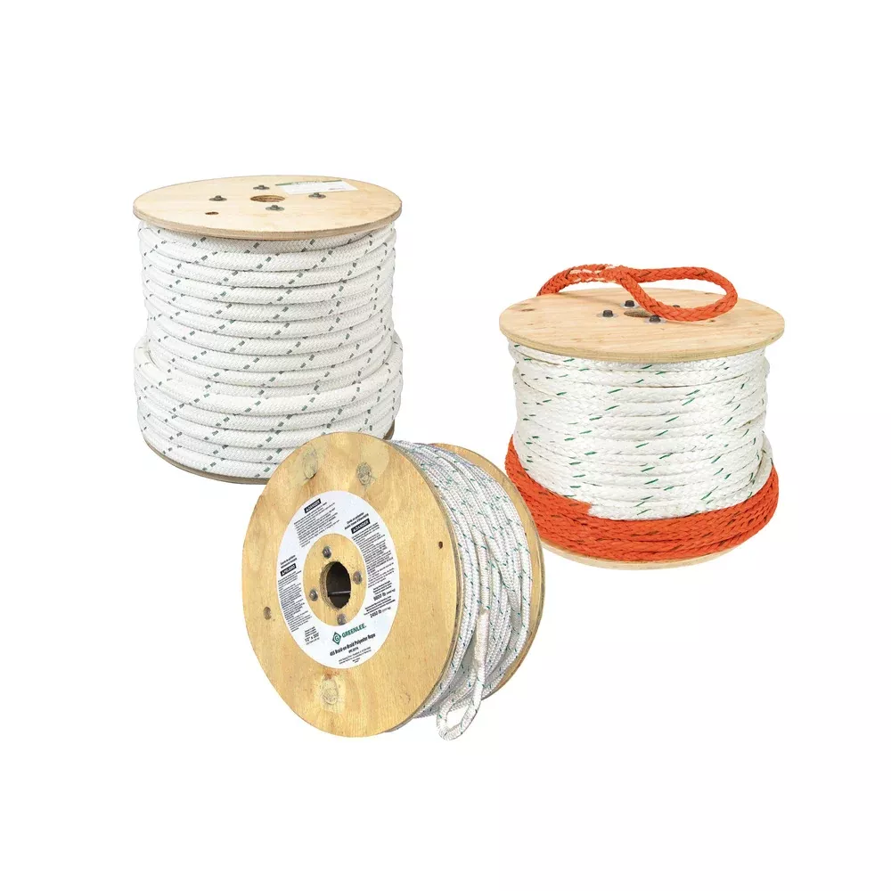 Pulling Rope - Greenlee Double Braided Cable Pulling Rope, 34137