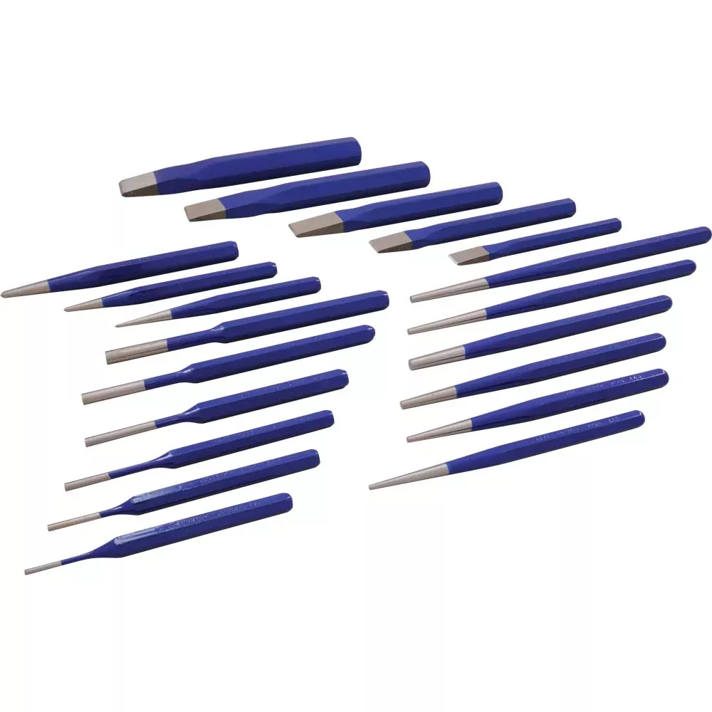 Punch & Chisel Set - Gray Tools 20 Piece Punch & Chisel Set, C20LR