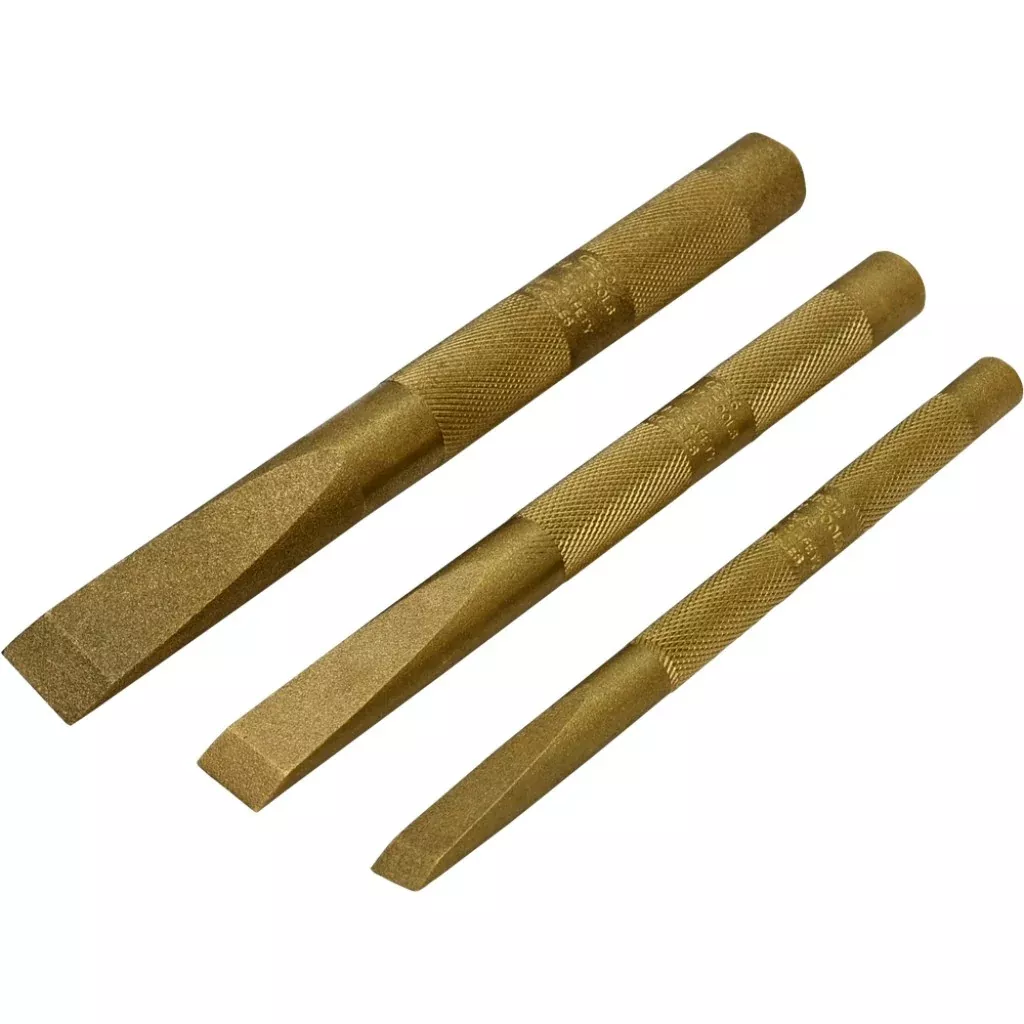 Punch Set - Gray Tools 3 Piece Brass Scraper Set, C3BSS