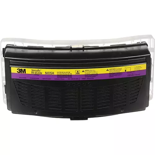 Respirator Filter - 3M™ Versaflo™ Organic Vapour/Acid Gas/HEPA Cartridge for 3M™ Versaflo™ Powered Air Purifying Respirator, TR-600 and TR-800, TR-6530N