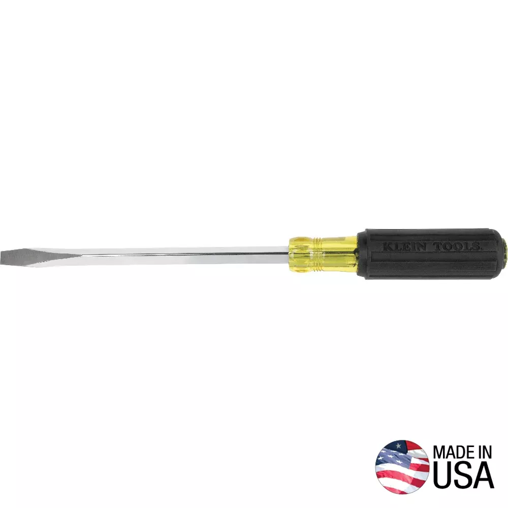 Screwdriver - Klein Tools 3/8-Inch Keystone Screwdriver, 8-Inch Square Shank, 600-8