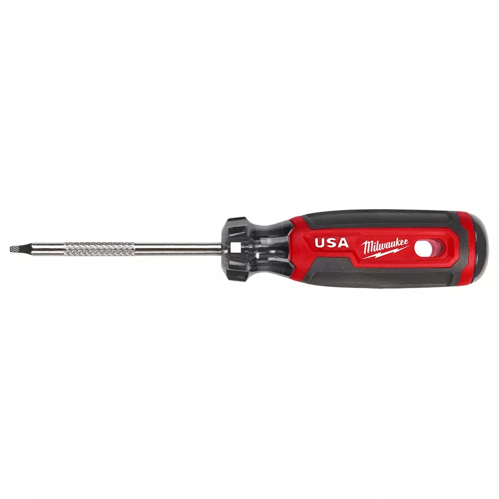Screwdriver - Milwaukee #1 Square 3" Cushion Grip Screwdriver (USA), MT217