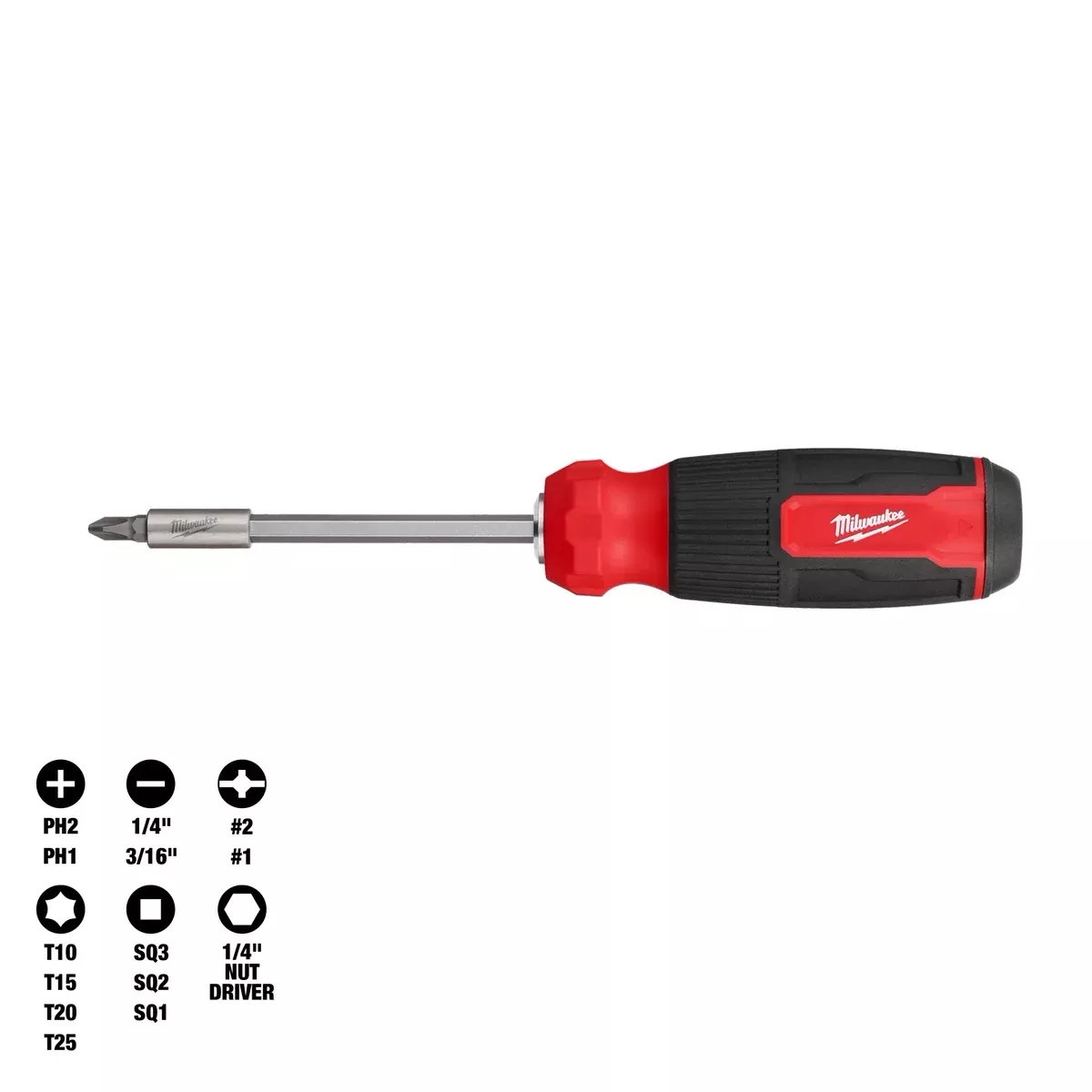 Screwdriver - Milwaukee 14in1 Multi-Bit Screwdriver, 48-22-2900