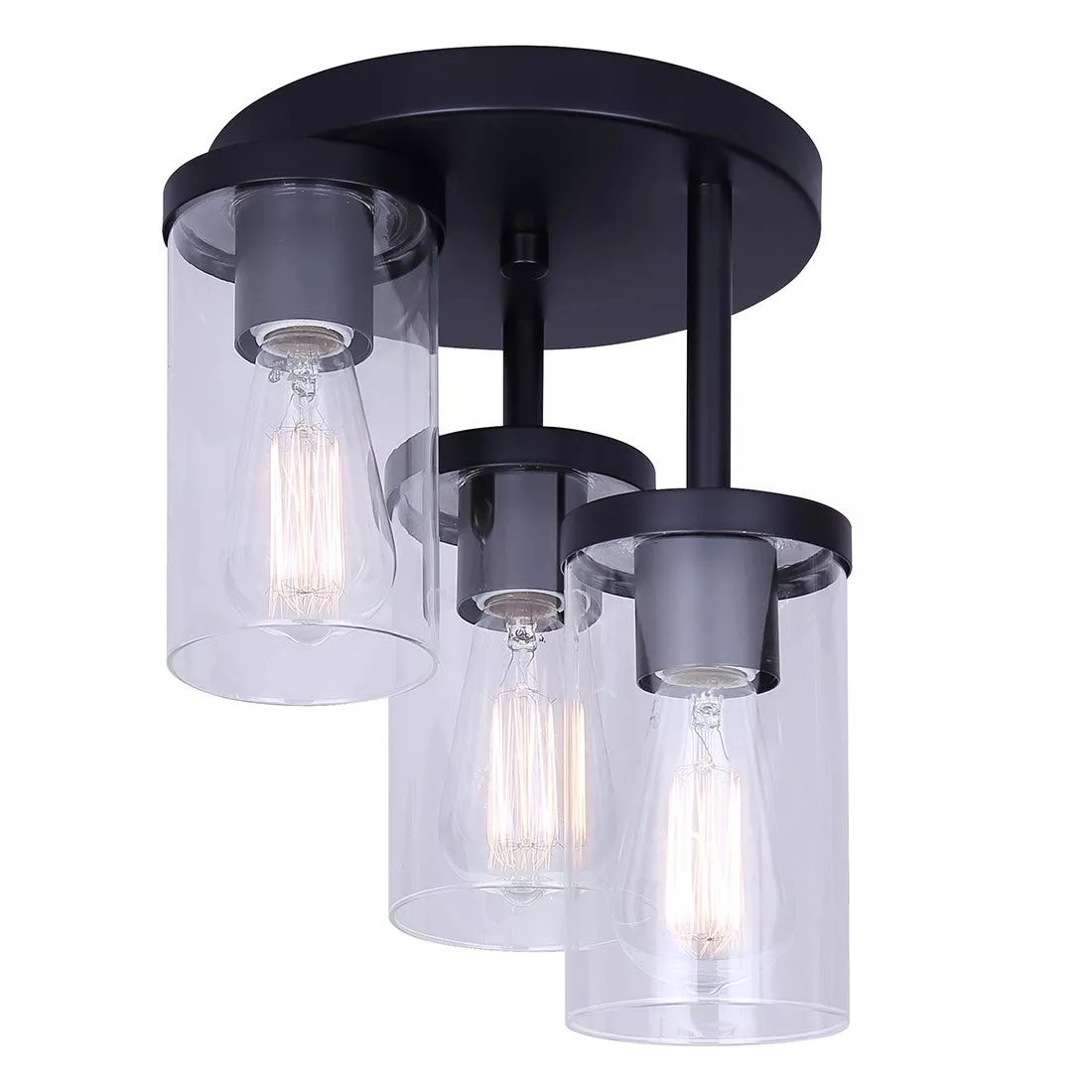 Semi-Flush Mount - Canarm BRITTON Semi-Flush Mount, ISF1234A03