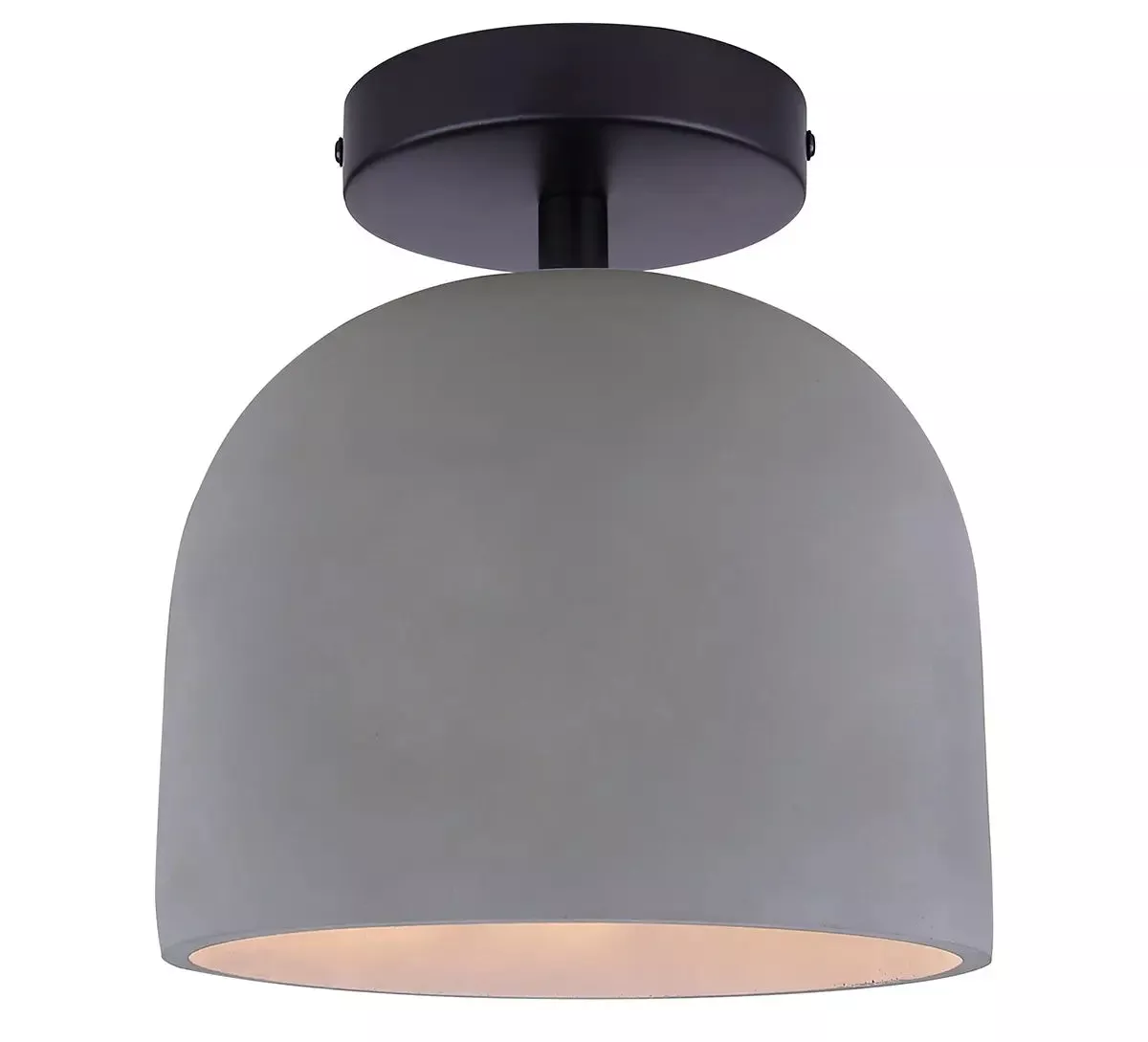 Semi-Flush Mount - Canarm JACK Semi-Flush Mount Light, ISF729B01BK-GY