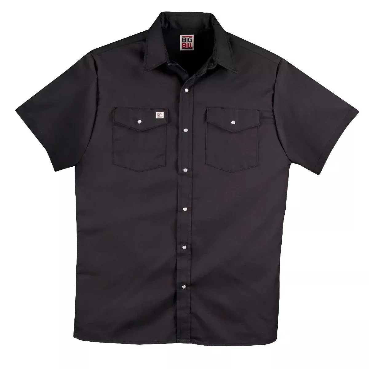Short-Sleeved Shirt - Big Bill Premium Short-Sleeve Snap Front Work Shirt, 237