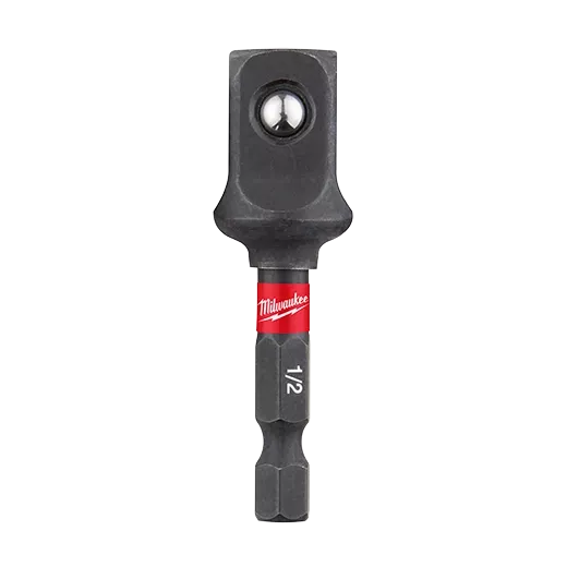 Socket Adapter - Milwaukee 1/4" Hex to 3/8" Square SHOCKWAVE™ Impact Socket Adapter, 48-32-5031
