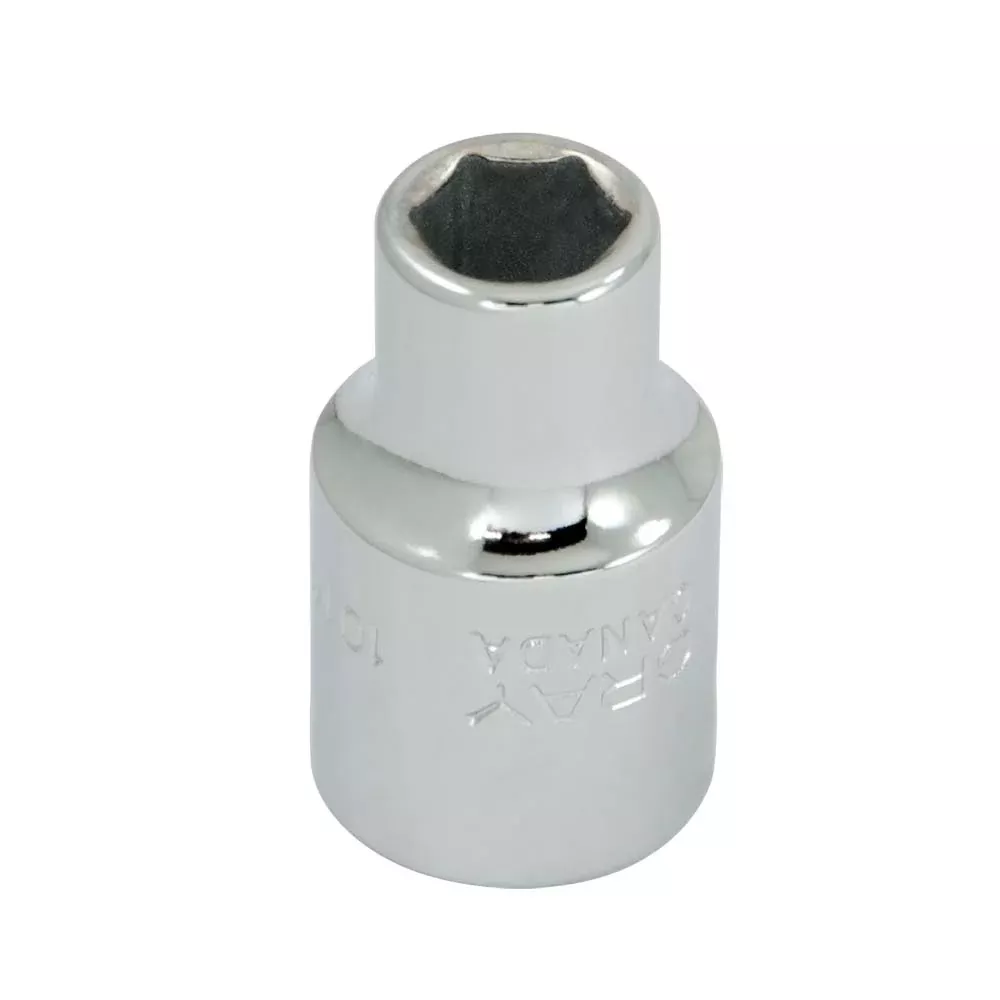 Socket - Gray Tools 1/2" Drive 6 Point Metric Standard Length Sockets, Various Sizes