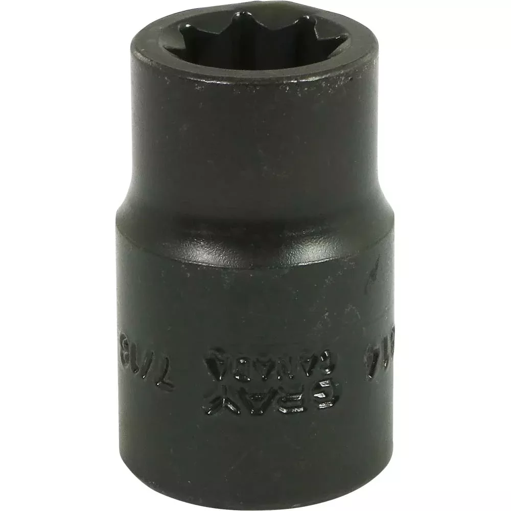 Socket - Gray Tools 1/2" Drive Double Square Standard Length Sockets, Various Sizes
