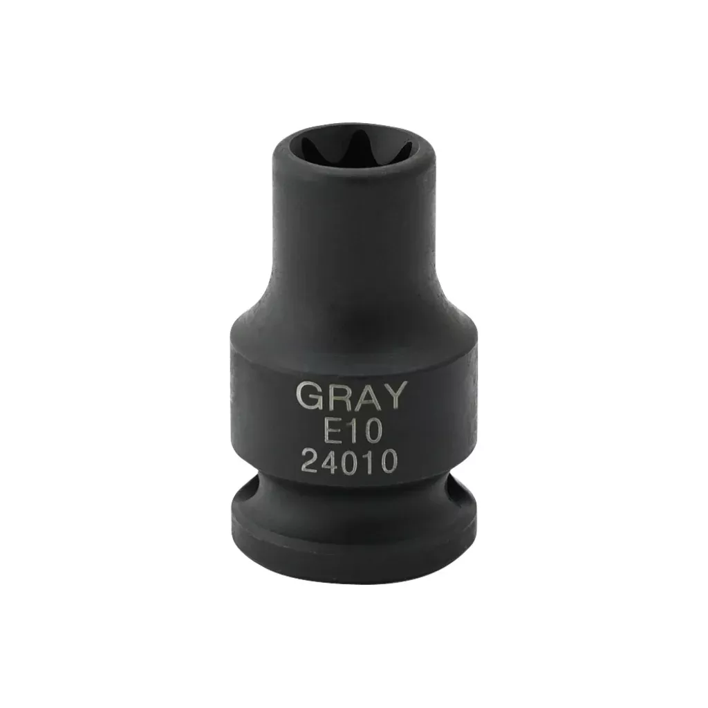 Socket - Gray Tools 3/8" Drive Female Torx Impact Sockets, 2401