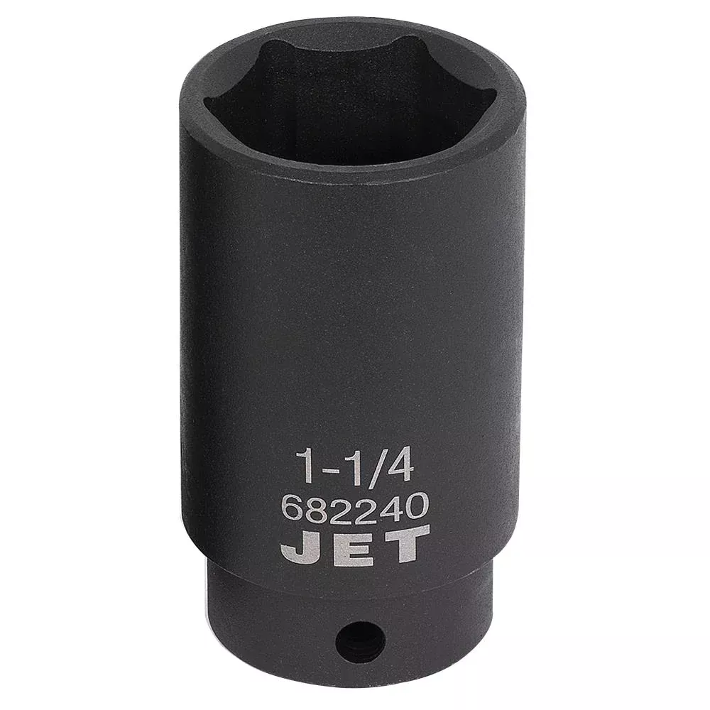 Socket - Jet Tools 6-Point 1/2" Drive x 1-1/4" Deep Impact Socket, 682240