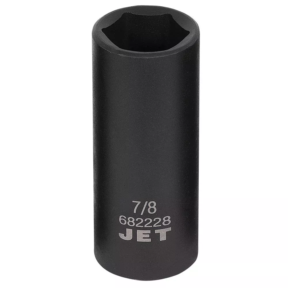 Socket - Jet Tools 6-Point 1/2" Drive x 7/8" Deep Impact Socket, 682228