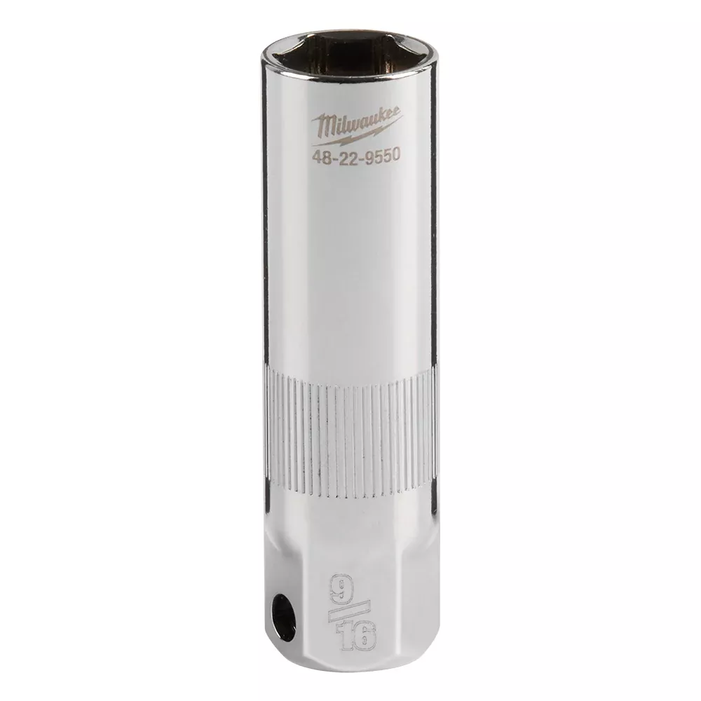 Socket - Milwaukee 3/8" Drive Spark Plug Socket, Various Sizes