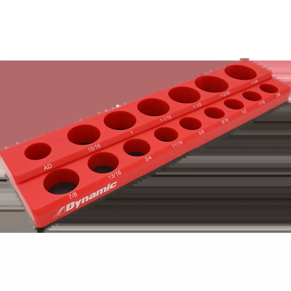 Socket Organizer - Dynamic Tools 1/2" Drive SAE Magnetic Socket Organizer, D029004