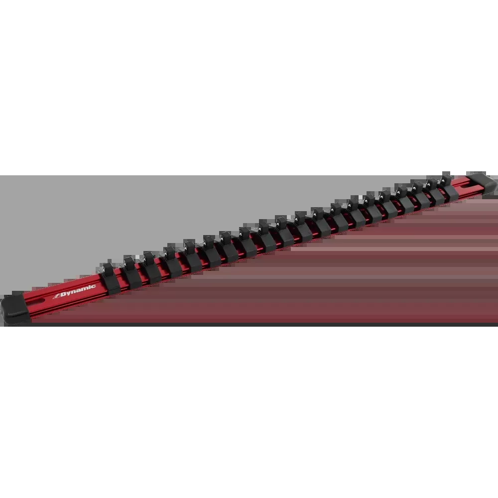 Socket Organizer - Dynamic Tools Aluminum Socket Rail Organizers, Various Sizes
