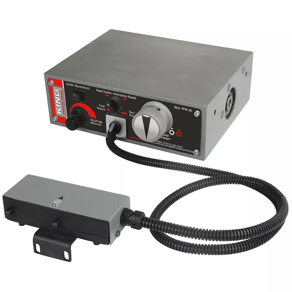 Table Accessories - King Canada Table Powerfeed Attachment for KC-20VS-2/KC-20VS-2/DRO, PFM-20