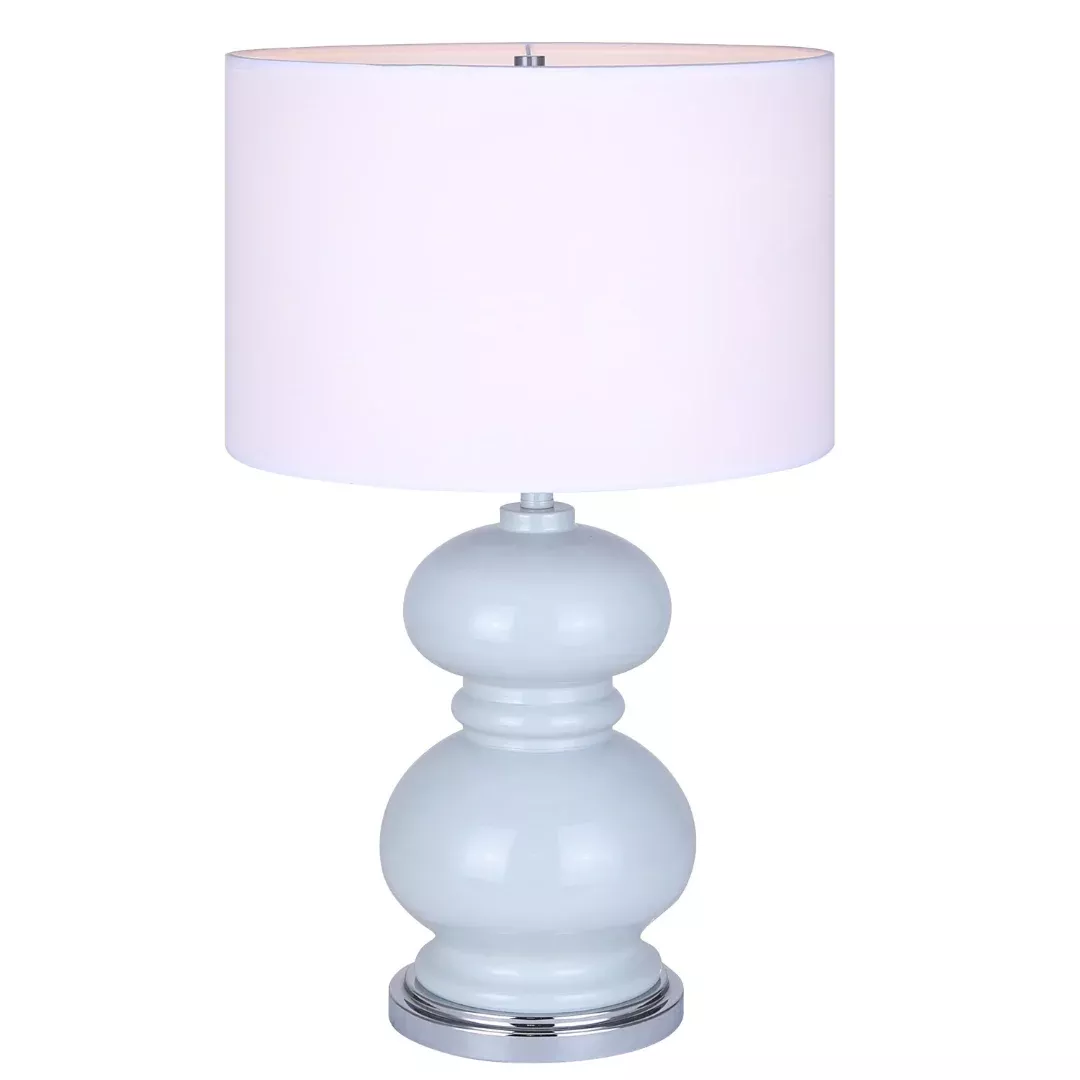 Table Lamp - Canarm BIELY Blue & Chrome Table Lamp, ITL2133B23BC