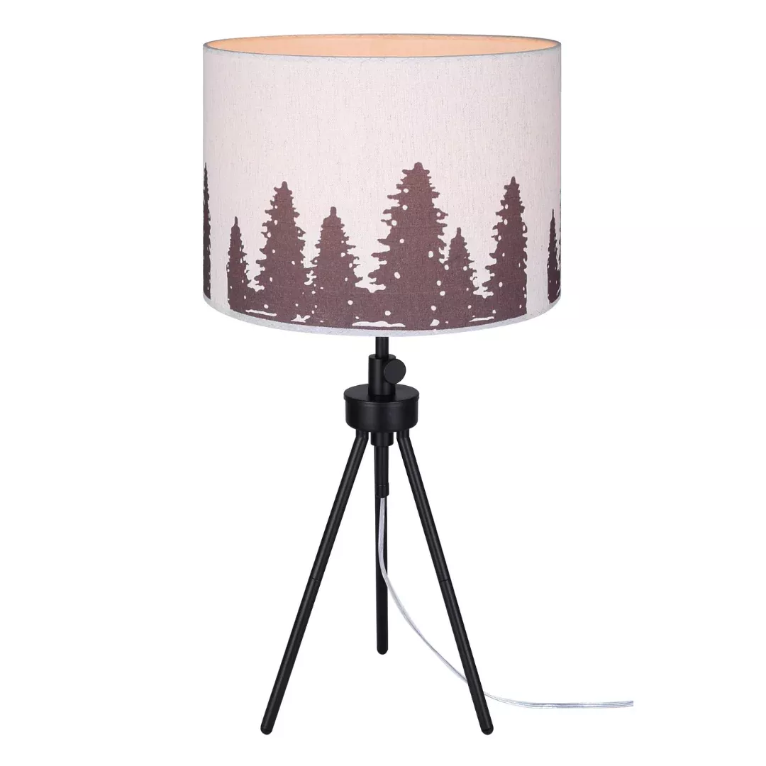 Table Lamp - Canarm HOLT Matte Black Forest Table Lamp, ITL2145B26BK