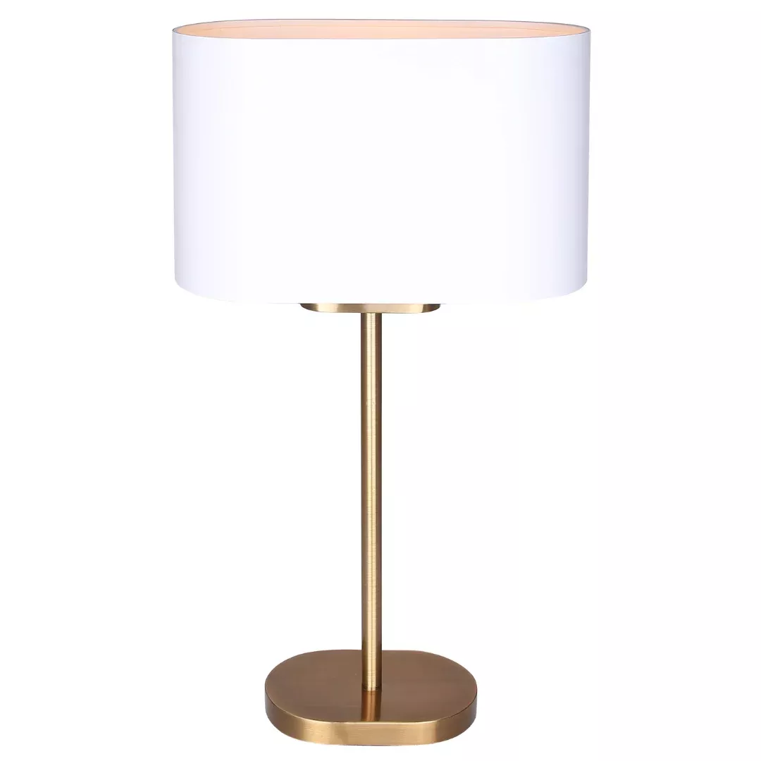 Table Lamp - Canarm KOV Gold & Matte White Table Lamp, ITL2132B24GDW