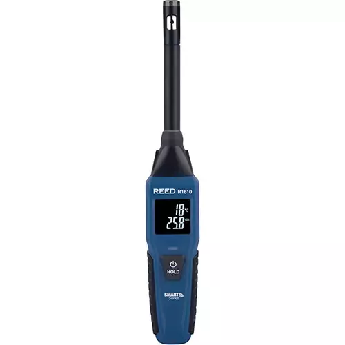 Thermo-Hygrometer - REED Instruments Bluetooth Smart Series Thermo-Hygrometer, 0% - 100% RH, -4°- 140° F ( -20° - 60° C ), IC892