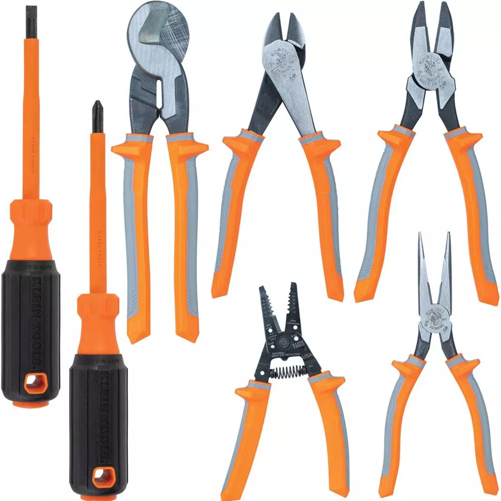 Tool Set - Klein Tools 1000V Insulated Tool Set, 7-Piece, 9421R