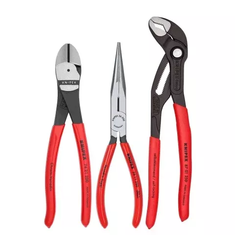 Tool Set - Knipex 3 Pc Universal Set with Cobra Pliers, 00 20 08 US2