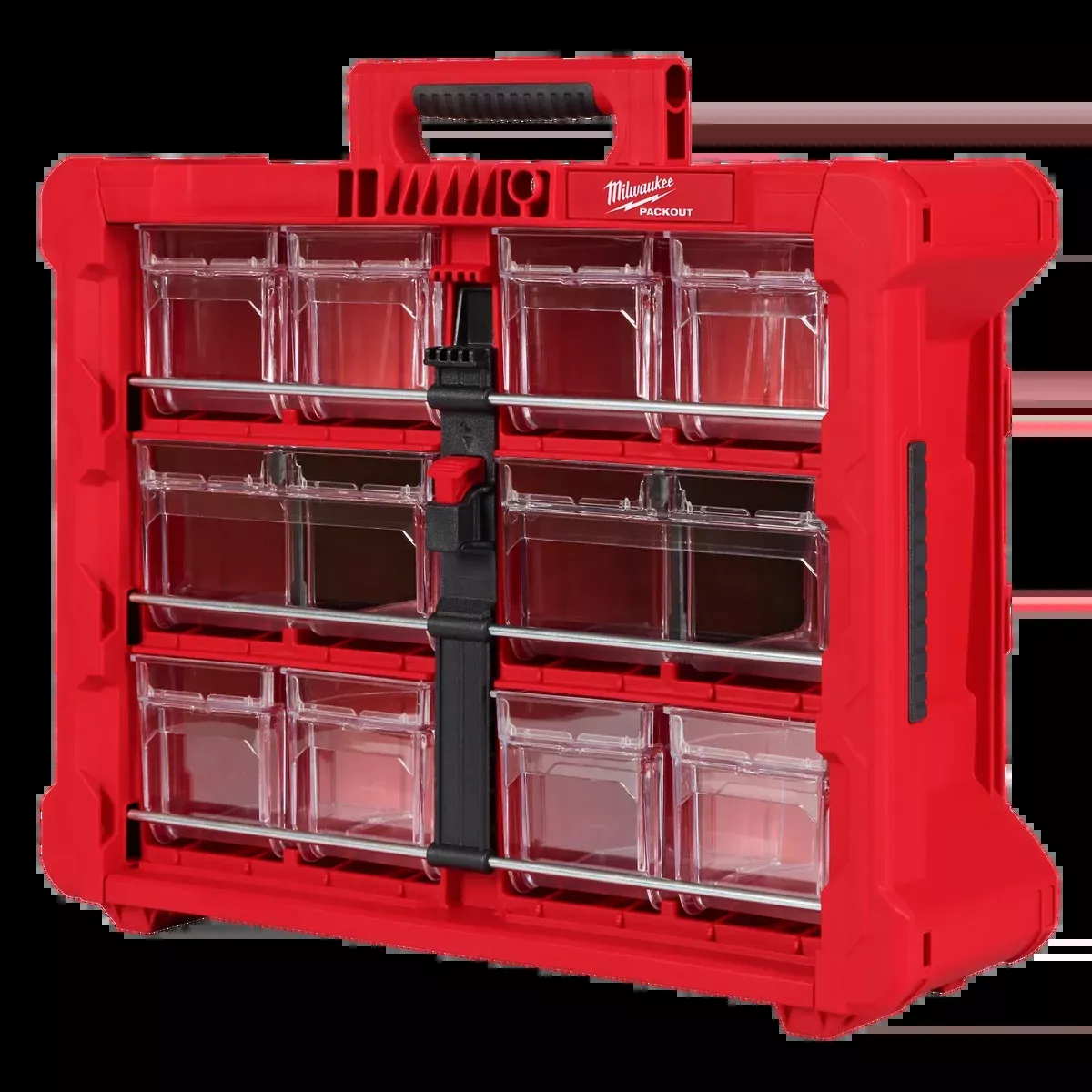 Tool Storage - Milwaukee PACKOUT™ Tilt Bin Organizer, 48-22-8433