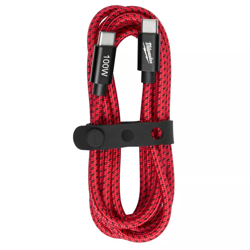 USB-C Cable - Milwaukee 100W 6ft USB-C Cable, 48-59-2848
