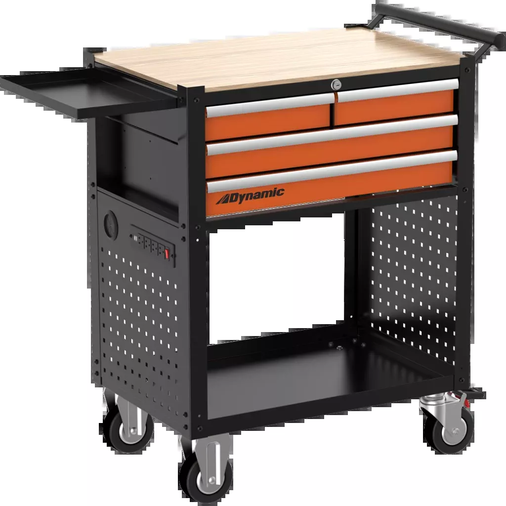 Utility Cart - Dynamic Tools 4 Drawer Utility Cart, D069104
