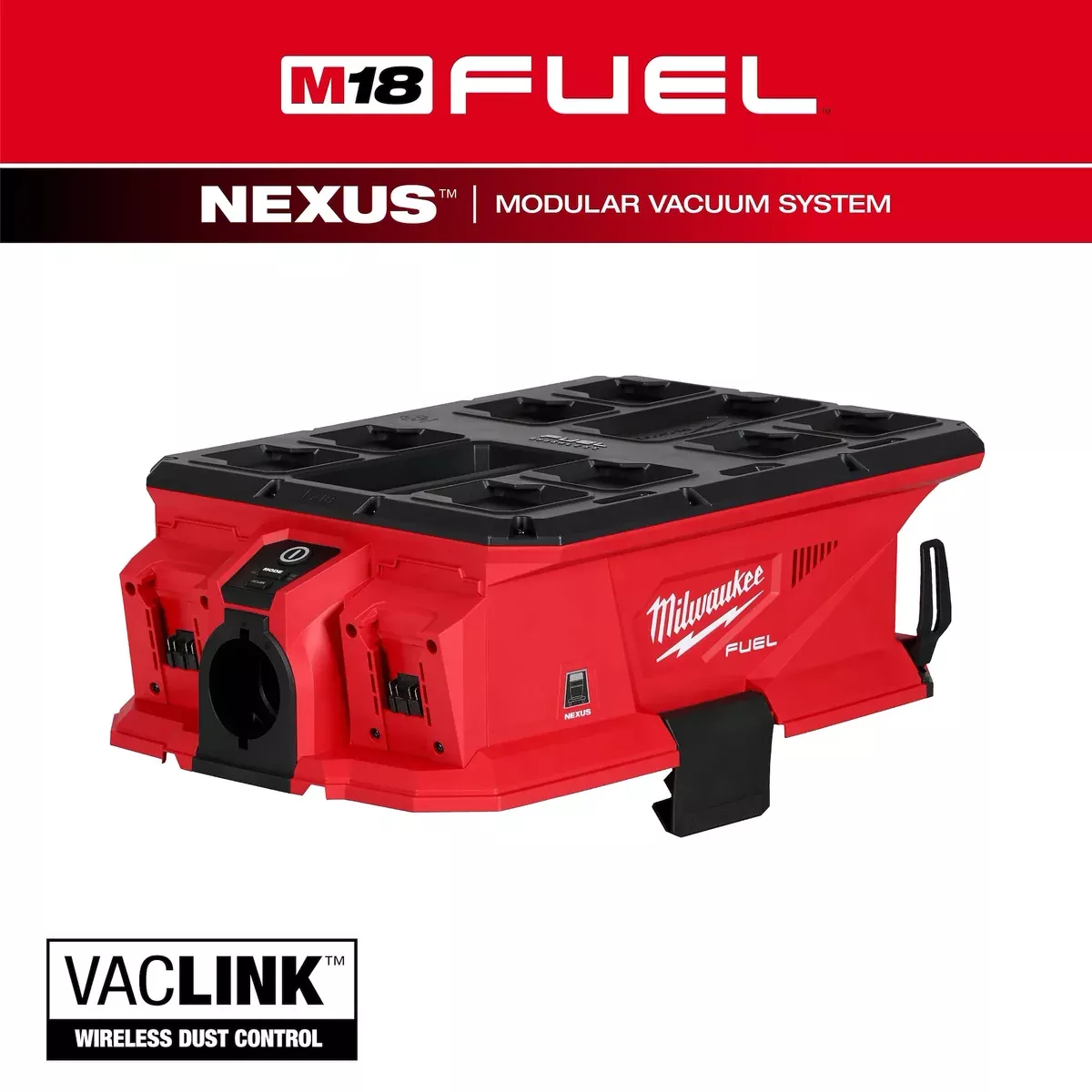 Vacuum - Milwaukee M18 FUEL™ NEXUS™ Dual Battery Wet/Dry Vacuum Motor Head w/ PACKOUT™ Compatibility & VACLINK™ (Tool Only), 0926-20