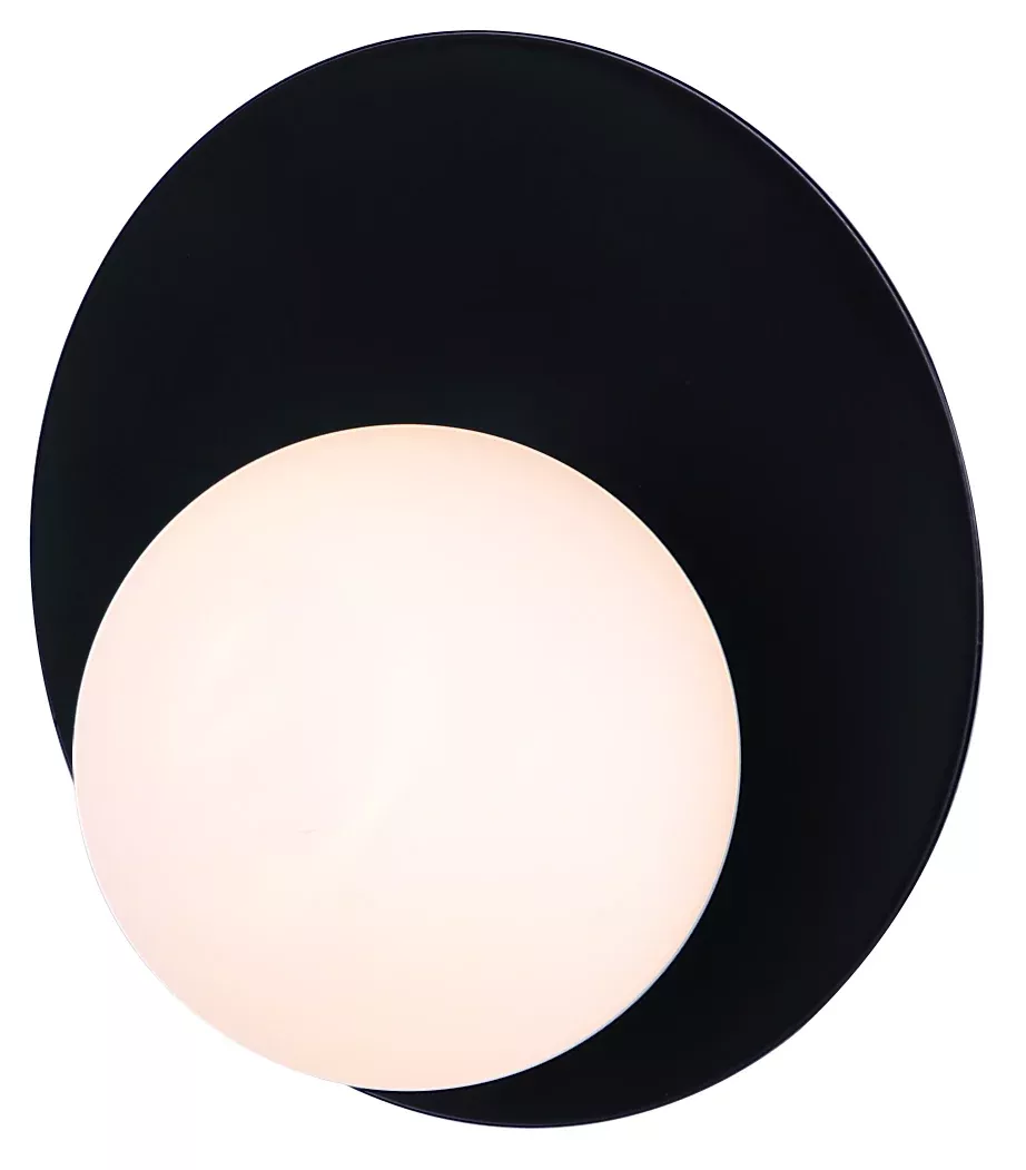 Wall Light - Canarm MESA Matte Black Wall Light, IWF2188B01BK9