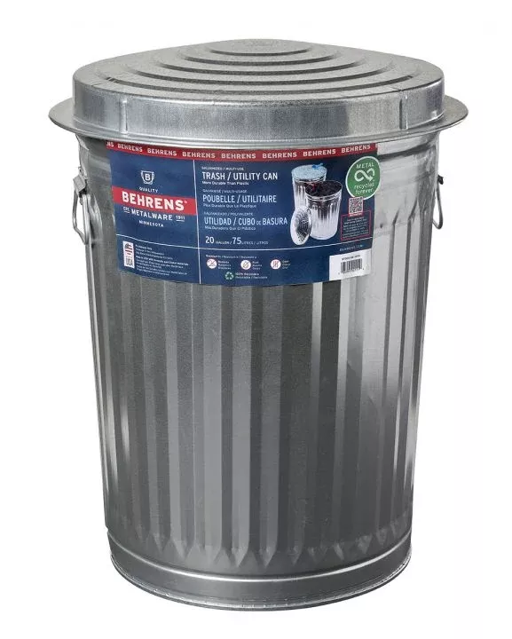Waste Container - Advantage Maintenance 75 L Garbage Can & Lid, 1211K