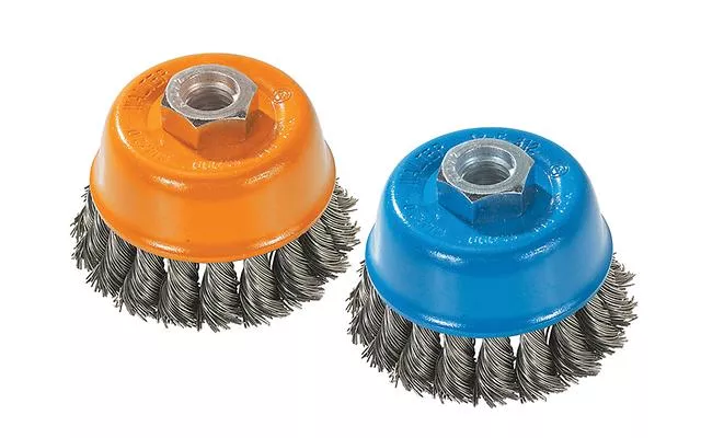 Wire Brush - Walter Knot-Twisted Cup Wire Brush, 13F304