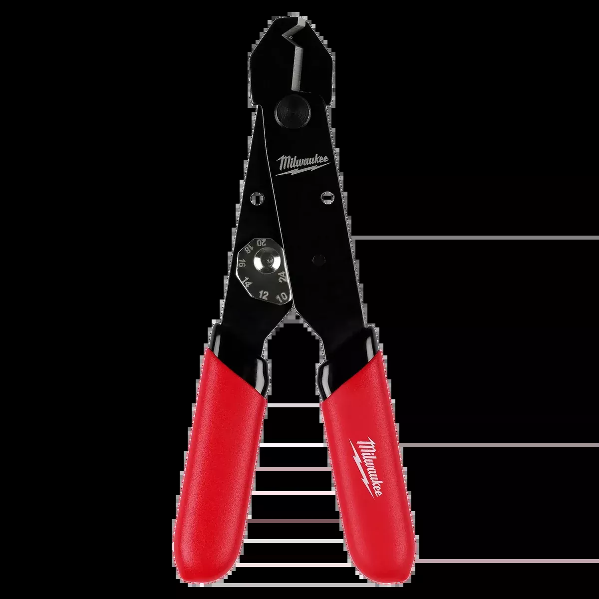 Wire Stripper & Cutter - Milwaukee 10-24 AWG Adjustable Compact Wire Stripper & Cutter, 48-22-3040