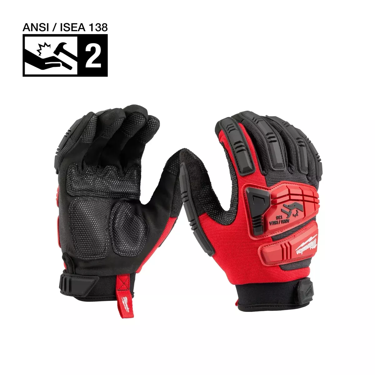 Work Gloves - Milwaukee Impact Wrecking Work Gloves, 48-73-855