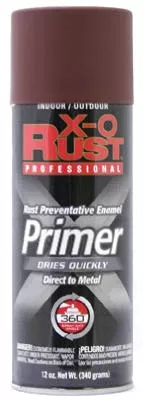 X-O Rust Anti-Rust Spray Primer, Red, 12 oz.